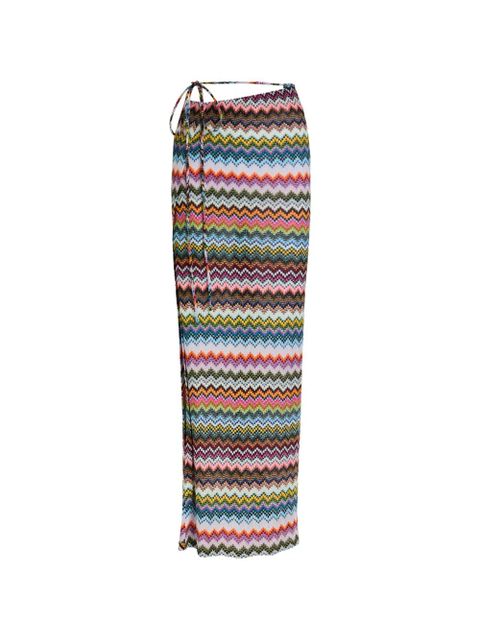 Missoni zigzag tie maxi skirt - Black - zdjęcie produktu nr 1