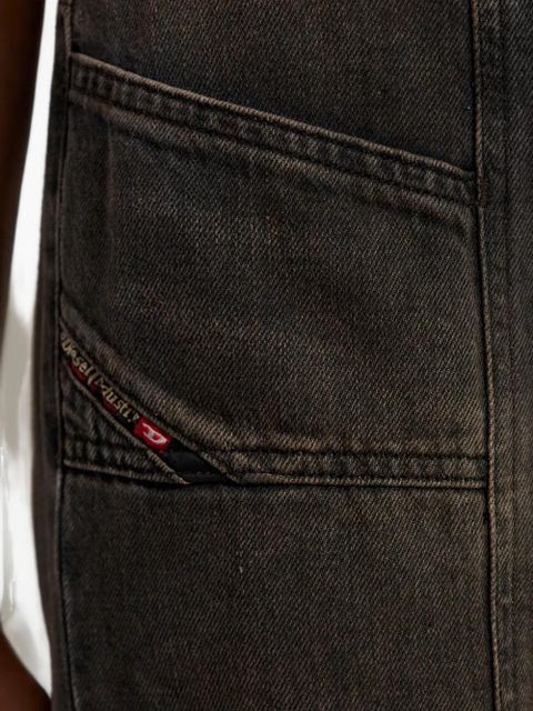 Diesel D-Akii front-pockets jeans - Black