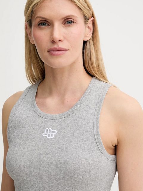 MUNTHE top bawełniany TEZZA kolor szary 247113124764