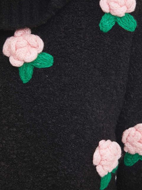 Answear.LAB sweter z dodatkiem wełny damski kolor czarny lekki z półgolfem