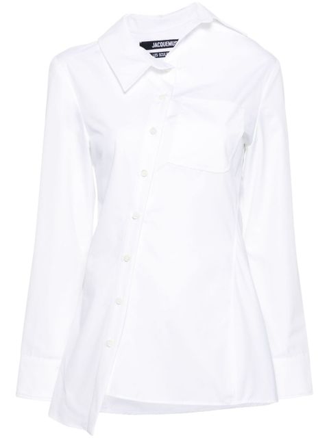 Jacquemus La Chemise Pablo cotton shirt - White - zdjęcie produktu nr 1