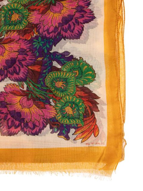 ETRO floral-print scarf - Neutrals - zdjęcie produktu nr 2