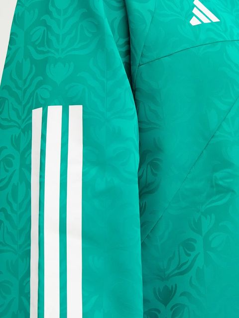 adidas kurtka House of Tiro kolor zielony przejściowa JL9204