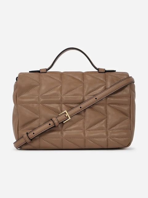 Karl Lagerfeld torebka K/KUILT kolor brązowy A1W30357