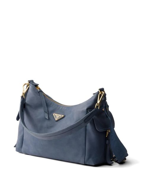 Prada Explore large nappa leather bag - Blue