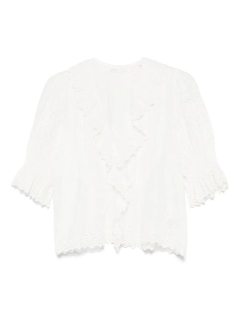 DÔEN Henri blouse - White - zdjęcie produktu nr 1