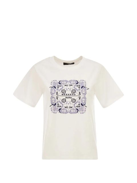 Weekend Max Mara West embroidery T-shirt - White - zdjęcie produktu nr 1