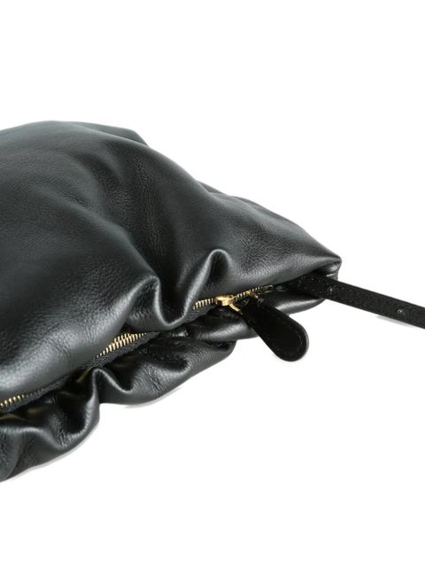 The Row gathered shoulder bag - Black
