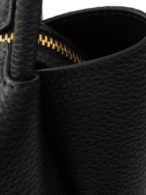 Prada small leather tote bag - Black - zdjęcie produktu nr 2