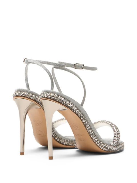 Casadei Sirio heeled sandals - Silver - zdjęcie produktu nr 2