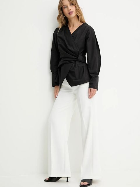 Answear.LAB koszula bawełniana damska kolor czarny regular - zdjęcie produktu nr 2