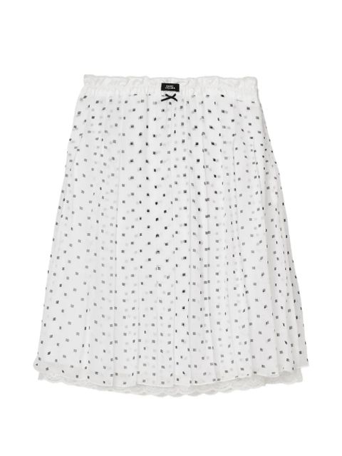 Marc Jacobs lace-detail midi skirt - White - zdjęcie produktu nr 1