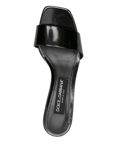 Dolce & Gabbana 50mm logo-detail sandals - Black