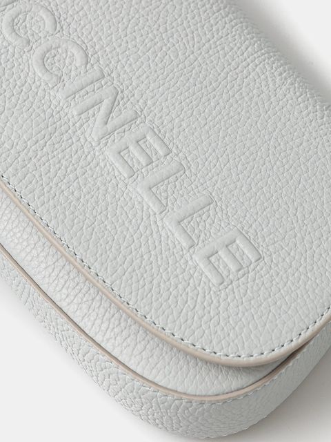 Coccinelle torebka skórzana kolor szary E5 QBB 52 01 01