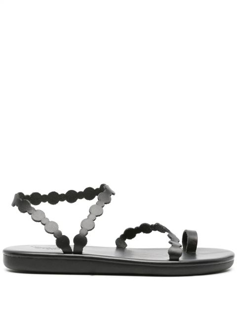 Ancient Greek Sandals Cronos flat leather sandals - Black - zdjęcie produktu nr 1