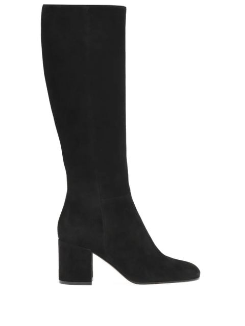 Gianvito Rossi Joelle 70mm suede boots - Black - zdjęcie produktu nr 1