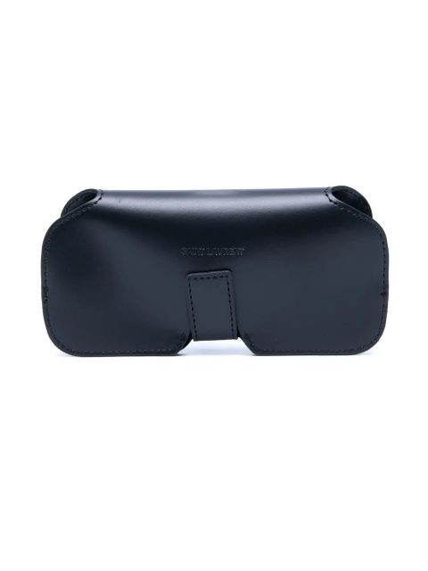 Saint Laurent Eyewear logo-plaque sunglasses - Black