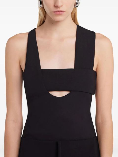 Courrèges Infinity tank top - Black