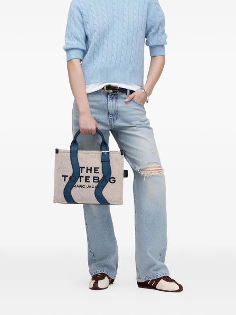 Marc Jacobs The Medium Wavy Canvas tote bag - Neutrals