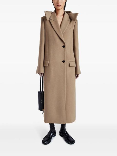 Proenza Schouler Reed coat - Brown - zdjęcie produktu nr 2