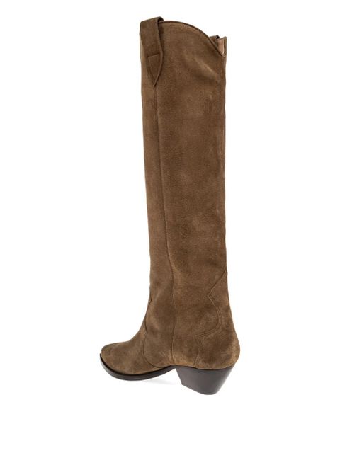 ISABEL MARANT Denvee pointed-toe boot - Brown - zdjęcie produktu nr 2