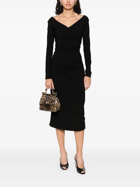 Dolce & Gabbana v-neck dress - Black - zdjęcie produktu nr 2