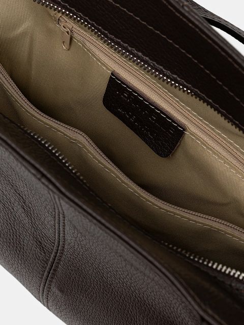 Answear.LAB torebka skórzana kolor brązowy