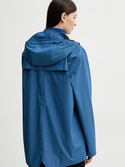 Rains kurtka Jacket W3 kolor niebieski przejściowa 12010