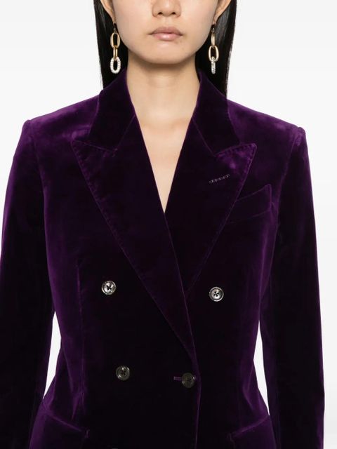 TOM FORD double-breasted blazer - Purple