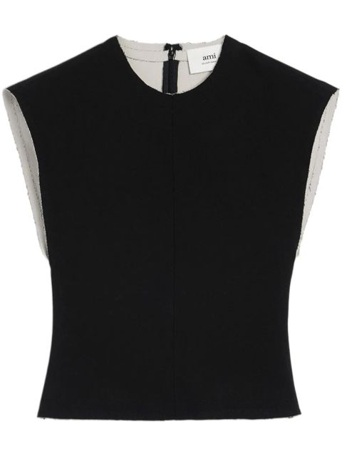 AMI Paris sleeveless top - Black - zdjęcie produktu nr 1