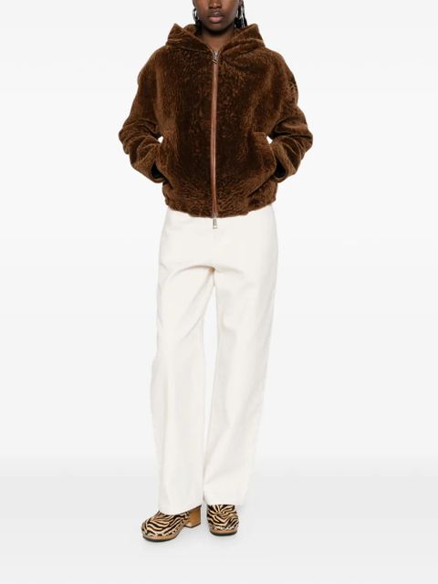 Nanushka hooded zip-up jacket - Brown - zdjęcie produktu nr 2