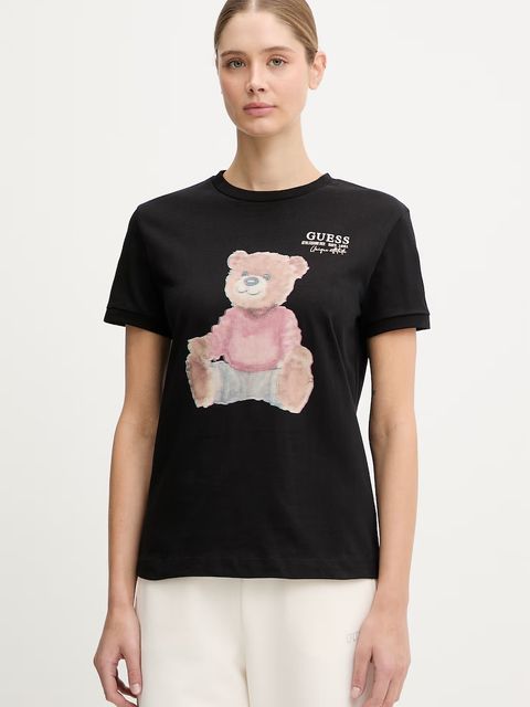 Guess t-shirt bawełniany CARLA - zdjęcie produktu nr 1