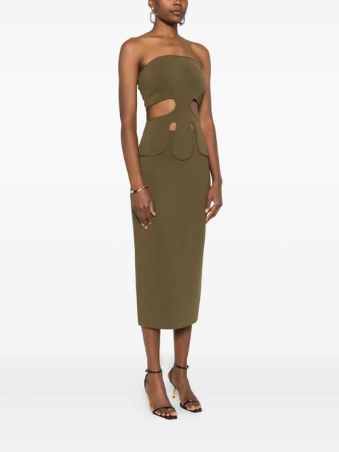 Cult Gaia sleeveless midi dress - Green