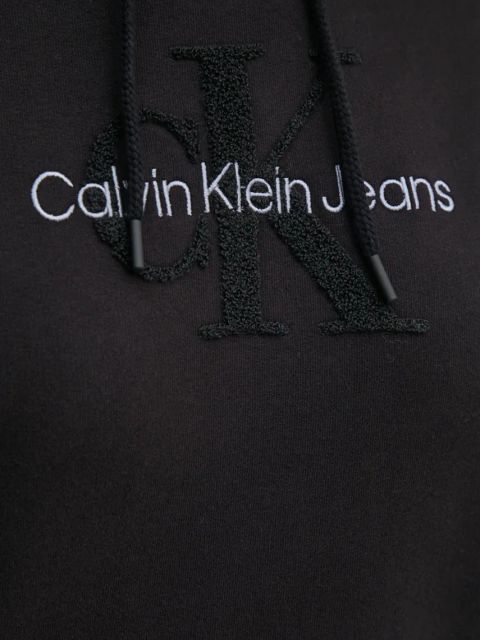 Calvin Klein Jeans sukienka bawełniana kolor czarny mini oversize J20J224685
