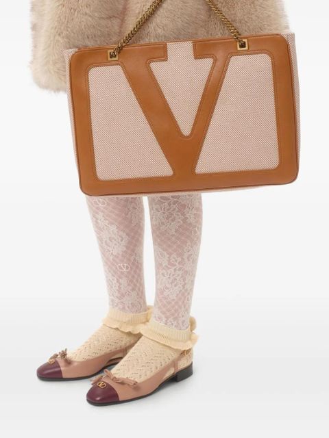 Valentino Garavani medium Viva Superstar tote bag - Neutrals