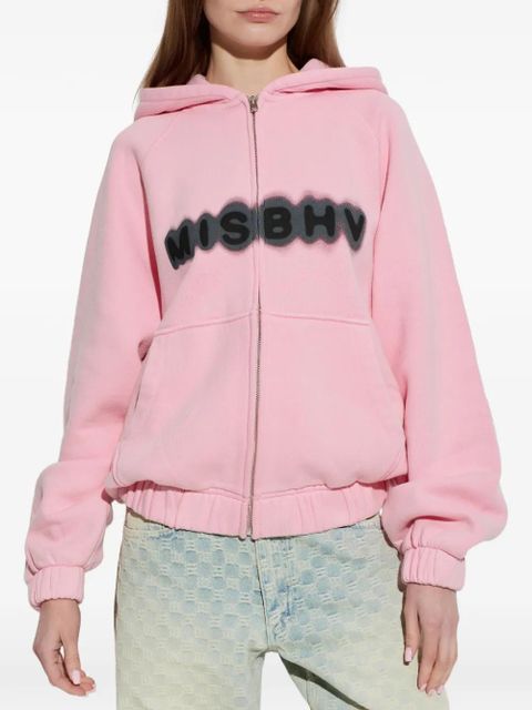 MISBHV logo-print cotton hoddie - Pink