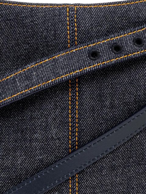 Givenchy belted denim tote bag - Blue