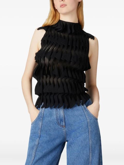 Missoni textured top - Black