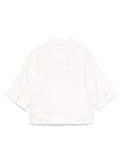Max Mara linen shirt - White - zdjęcie produktu nr 2