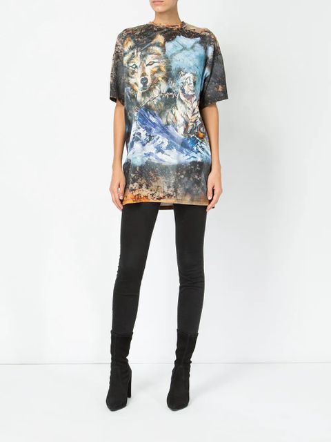 Balmain oversized wolf T-shirt - Multicolour - zdjęcie produktu nr 2