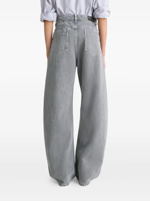 LEMAIRE high-waisted jeans - Grey