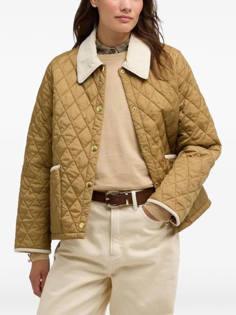 Barbour Liddesdale quilted collar jacket - Brown - zdjęcie produktu nr 2