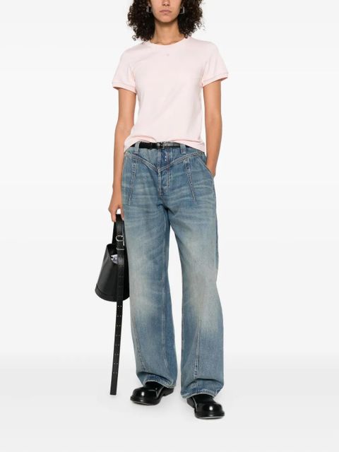 Alexander McQueen crew-neck T-shirt - Pink - zdjęcie produktu nr 2