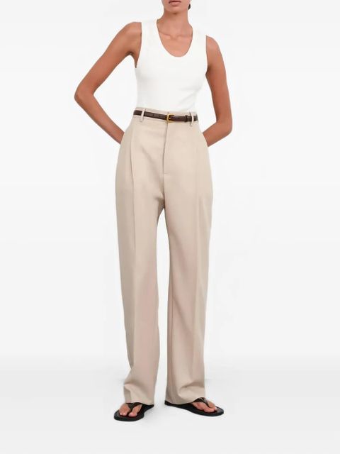 WARDROBE.NYC RHW buckle leather belt - Brown - zdjęcie produktu nr 1