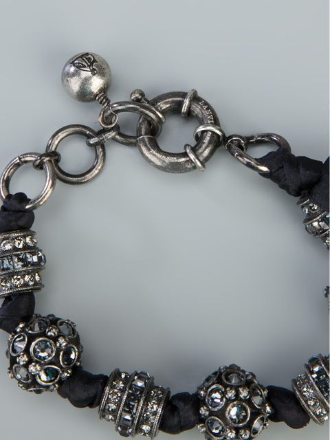 Lanvin beaded chunky bracelet - Metallic
