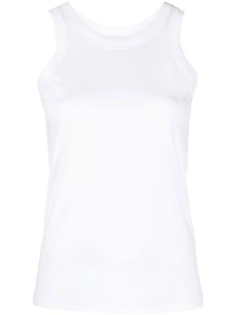 LouLou de Saison round-neck cotton tank top - White - zdjęcie produktu nr 1