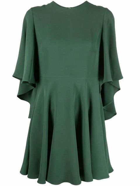 Valentino Garavani flared mini dress - Green - zdjęcie produktu nr 1