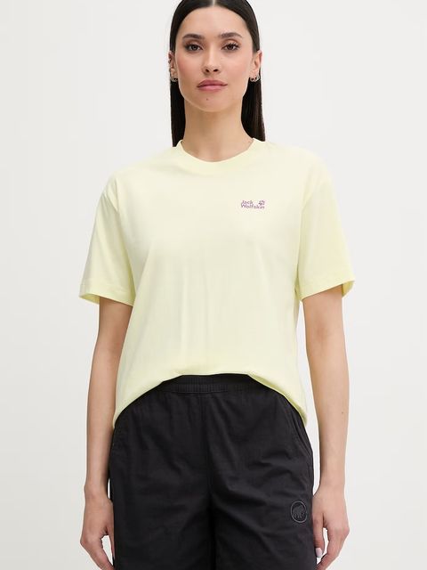 Jack Wolfskin t-shirt damski bawełniany Celebrate The Paw - zdjęcie produktu nr 2