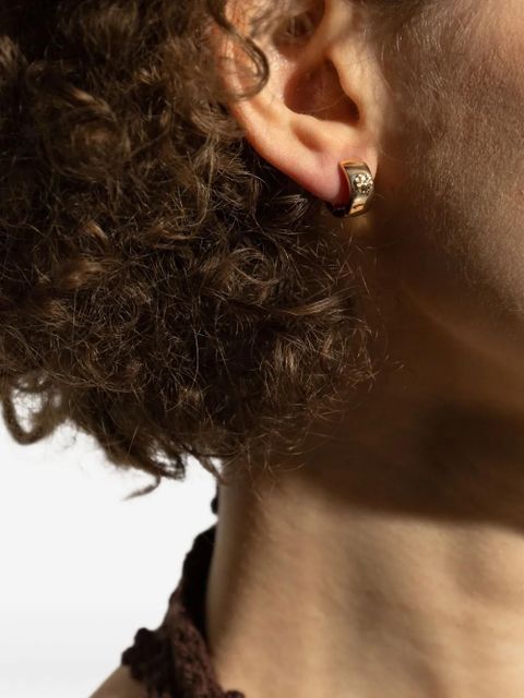 Tory Burch Kira Huggie earrings - Gold - zdjęcie produktu nr 2