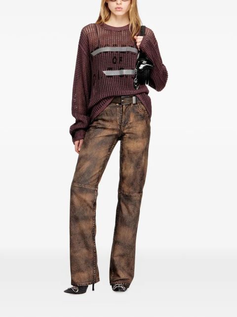 Diesel L-Ysa trousers - Brown - zdjęcie produktu nr 2